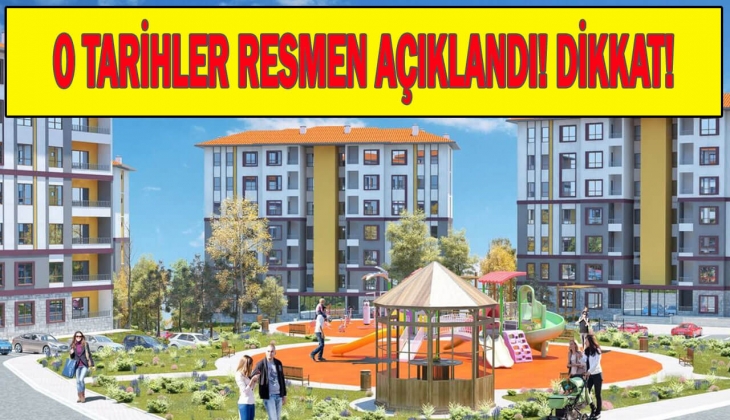 TOKİ'den o 4 ile 1.230 yeni konut müjdesi! Pazartesi resmen düğmeye basılıyor! 