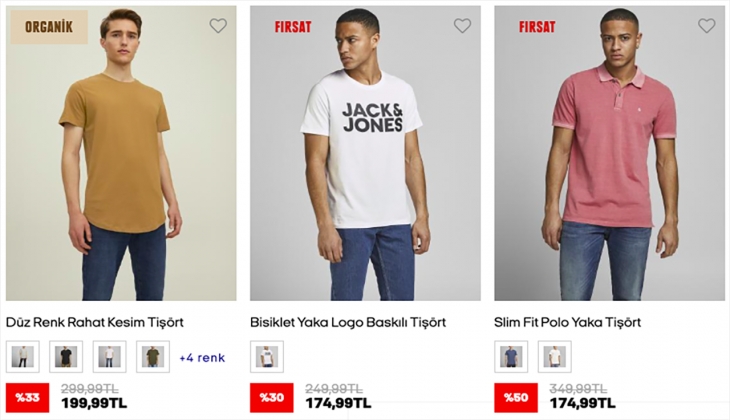 Jack&Jones yüzde 40 indirimli ürünler kapış kapış! Bitmeden alın! İşte 28 Eylül 2022 Jack&Jones fiyat listesi!