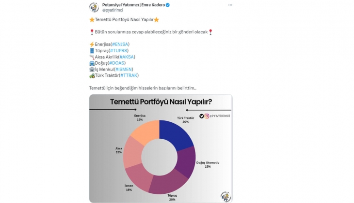 Temettü portföyü nasıl yapılmalı? Yatırımcılar bu hisselere aman dikkat!