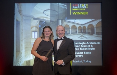 Tabanlıoğlu Mimarlık Beyazıt Devlet Kütüphanesi Renevasyonu ödül aldı!