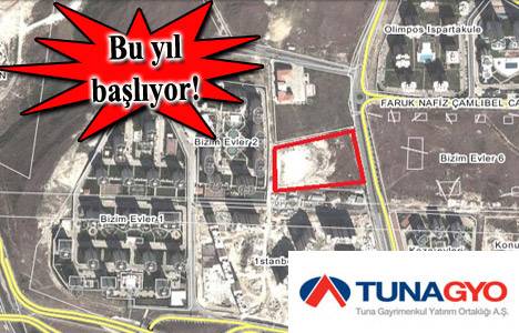 Tuna GYO'dan Ispartakule'ye 800 rezidans ve ticaret merkezi!