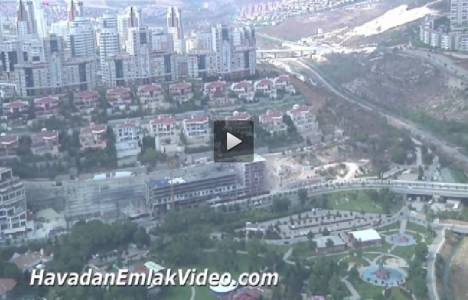 Bahçeşehir Yamaç Evleri'nin havadan yeni görüntüleri!