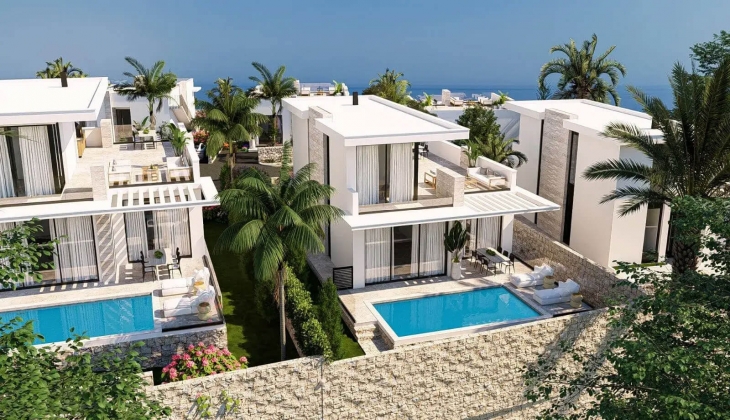 Vista di Mare Kıbrıs ta 468 bin Euro dan başlayan fiyatlarla bungalov ev! 