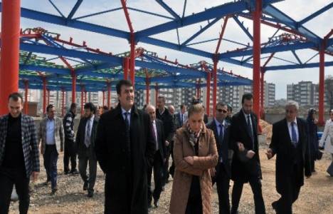 Hamitler Kapalı Pazar Alanının inşaatı yüzde 80 tamamlandı! 