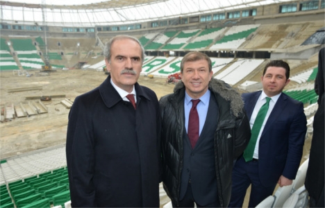 Tanju Çolak Timsah Arena inşaatını inceledi!