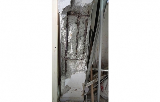 Avcılar da riskli binadan karot örneğini polis eşliğinde aldılar!