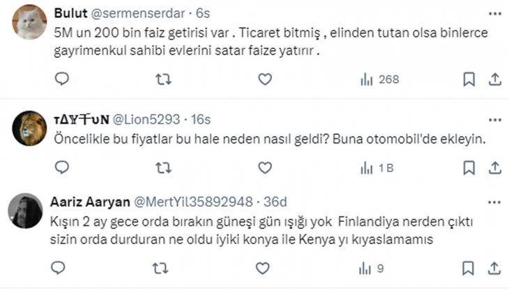 Konya da ev satıp Finlandiya dan müstakil ev ve araba alınır mı? 12 kat şişirilen ev balonu bir patlarsa, tam patlayacak