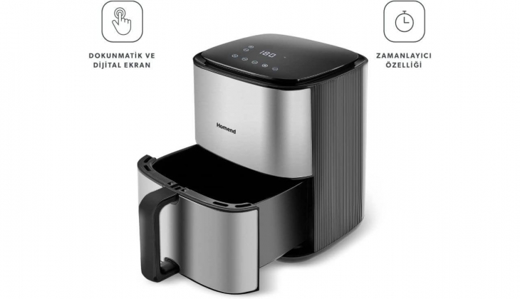 Homend 2506H Yağsız Fritöz AirFryer kaç TL, özellikleri ne? 18 Nisan 2023 fiyat listesi...