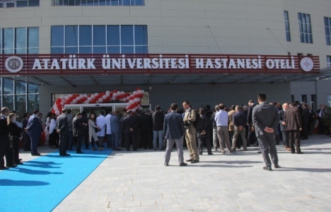Atatürk Üniversitesi'nde hastane oteli açıldı!