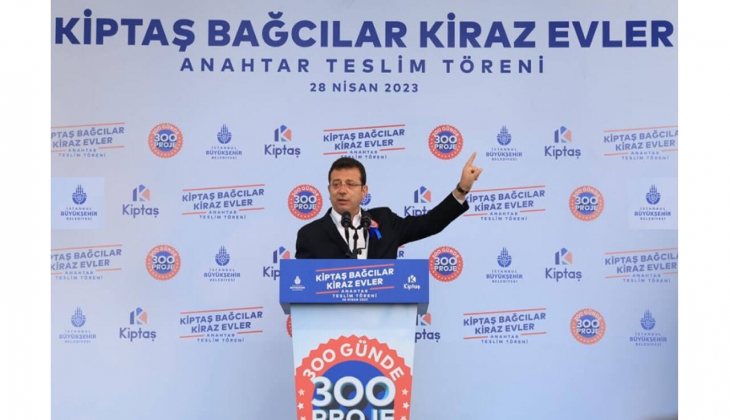 KİPTAŞ Bağcılar Kiraz Evler de anahtar teslimi yapıldı! 