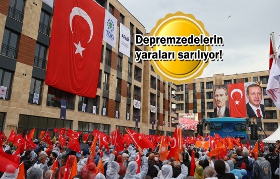 İzmir deprem konutları teslim edildi! 