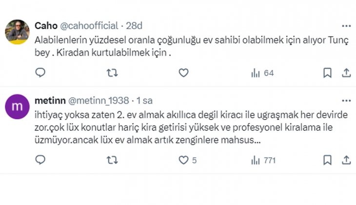 Konutta kayıp derinleşiyor: Ekonomist Tunç Şatıroğlu, Artık almayın hatta satın demiştim! dedi! 
