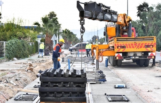 İzmir Çiğli Tramvay Hattı nın yüzde 35 i tamamlandı!