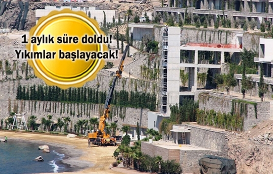 Bodrum'daki konut projelerine yıkım denetimi!