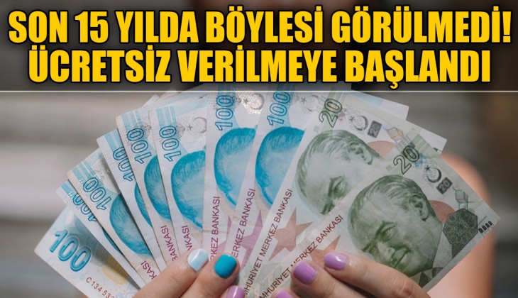 Türkiye'de son 15 yılda böylesi görülmedi! Ücretsiz veriliyor anında tükeniyor