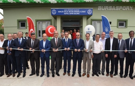Gemlik Celal Bayar Anadolu Lisesi Spor Salonu açıldı!