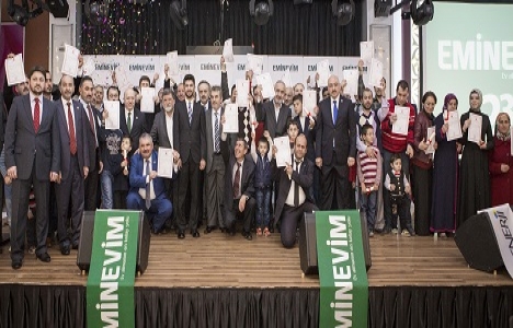 Eminevim vatandaşları faizsiz ev sahibi yapıyor!