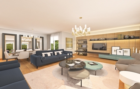 Asmalı Bahçeler örnek daire!