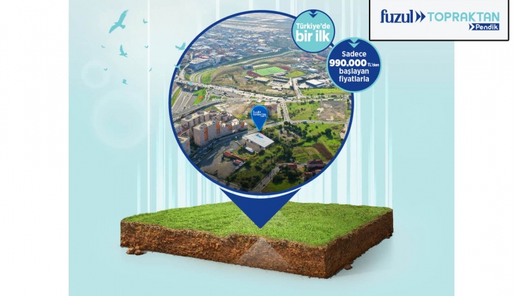 Fuzul Topraktan Pendik te önce arsanı al, sonra ev sahibi ol! 1 milyon 490 bin TL den başlayan fiyatlarla...