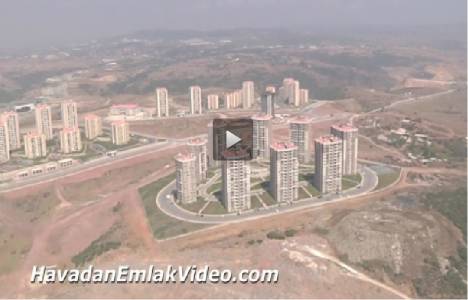 Gebze Emlak Konut Evleri havadan videosu!