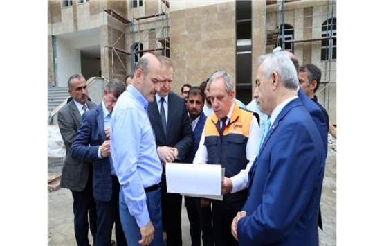 Süleyman Soylu Trabzon'daki inşaat çalışmalarını inceledi!