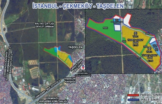 Emlak Konut Çekmeköy Taşdelen ihalesine 6 teklif!