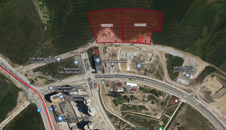 Kültür Üniversitesi Bahçeşehir de 2 arsa satıyor! 176.6 milyon TL ye! 