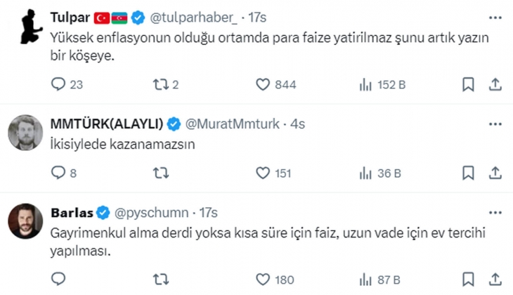2 milyon TL ile evden 10-15 bin TL kira almak mı, yoksa mevduattan aylık 81 bin TL kazanmak mı? 