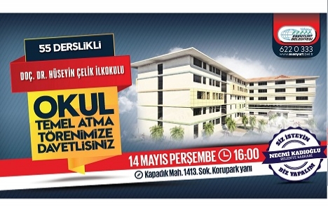 Esenyurt Hüseyin Çelik İlkokulu'nun temeli yarın atılıyor!