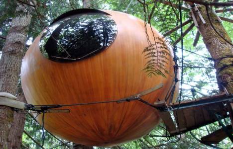 Kanada'da geceliği 150 dolara Küre Otel!