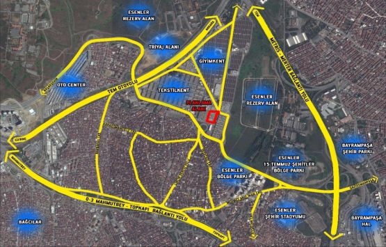 Esenler Oruçreis 1/5000 ölçekli imar planı askıya çıktı!