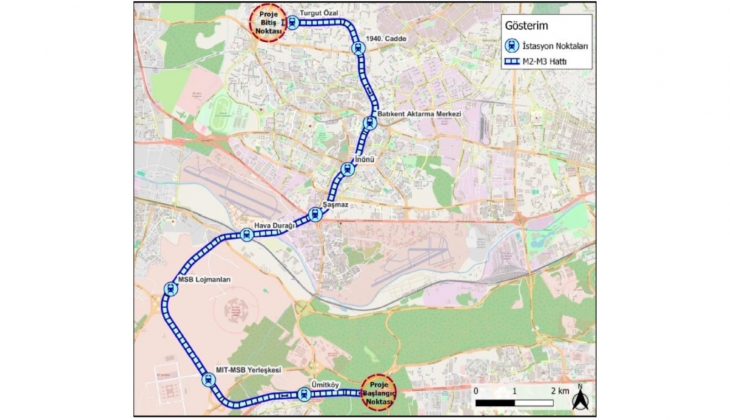 Ankara’ya 18,6 kilometrelik yeni metro bağlantı hattı geliyor! 9.9 milyar TL’ye mal olacak!