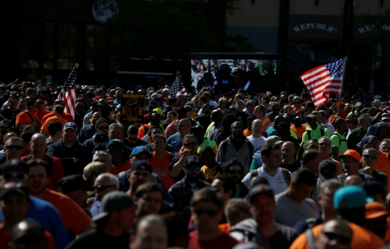 New York ta inşaat çalışanları Ben de varım dedi!
