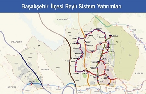İşte İstanbul un raylı sistem haritası!