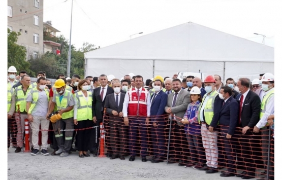 Mahmutbey-Esenyurt Metrosu nun ilk harç dökümü yapıldı!