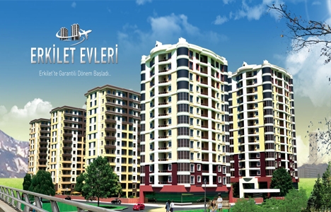 Kayseri Erkilet Nur Sitesi' nde fiyatlar 120 bin TL' den başlıyor!