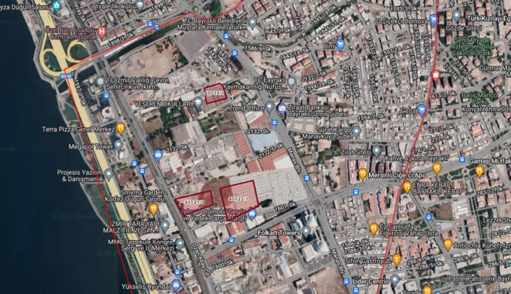 Ziraat GYO İzmir Bayraklı daki 3 arsasının yüzde 50 hissesini 1.1 milyar TL ye sattı!