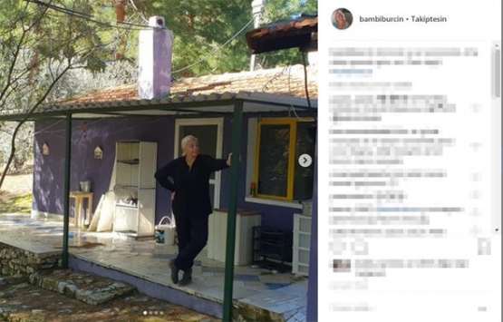 Ünlü yıldız Burçin Orhon köy evini yeniliyor!