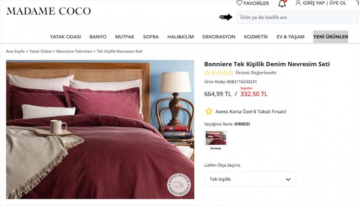 Madame Coco dan yatak örtülerinde yüzde 50 indirim fırsatı! İşte 22 Eylül 2022 Madame Coco fiyat listesi
