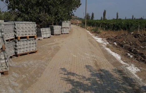 Manisa Gölmarmara'da üstyapı çalışmaları başladı!