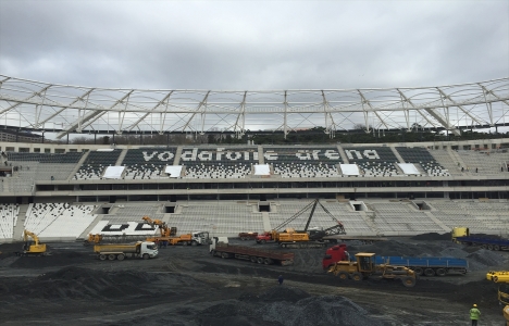 Vodafone Arena'nın kaba inşaatında sona gelindi!