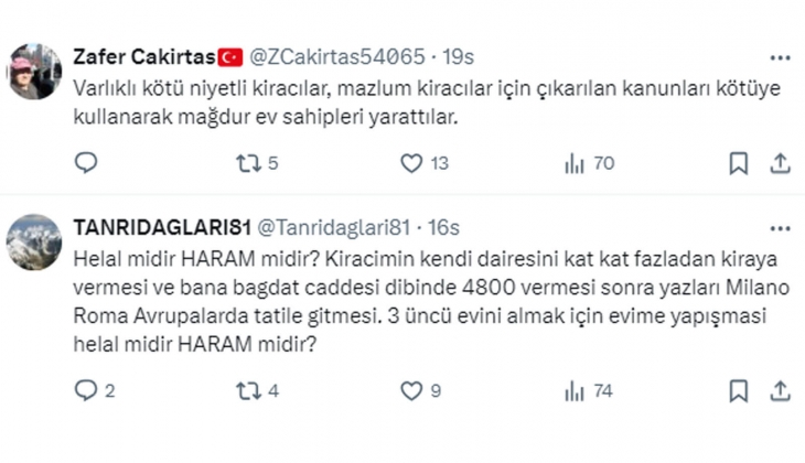 Yüzde 25 zam sınırı sebebiyle emekli ev sahipleri 15-18 bin TL lik evlerinden 2-3 bin TL kira alıyor!