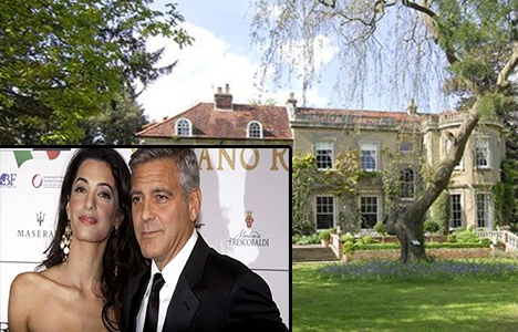 George Clooney'nin İngilitere'deki evinin tadilatı bitmiyor!