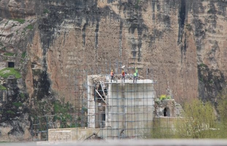Hasankeyf Köprüsü'nde restorasyon çalışmaları sona yaklaştı!