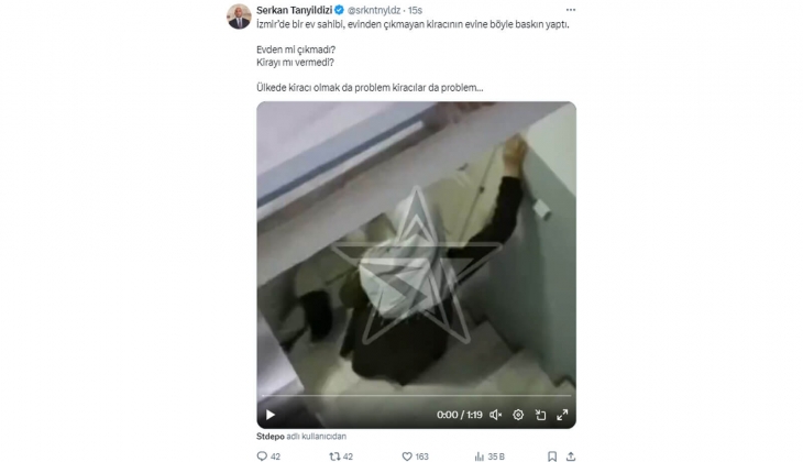 Gazeteciden kira sorunu çıkışı: Ülkede kiracı olmak da problem kiracılar da problem!