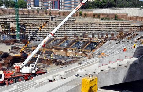Vodafone Arena inşaatından son durum fotoğrafları!