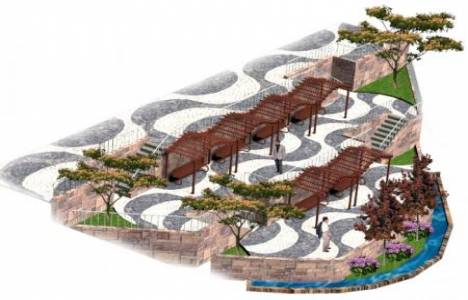 Gazanfer Bilge Bulvarı 'na seyir terası inşa ediliyor!