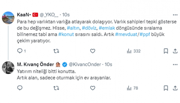 Konut fiyatlarında neler oluyor? Şu anki ilanların sahipleri, hayal kurarken para kaybeden mülk sahipleri! 