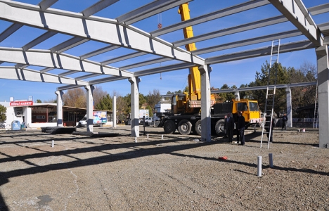 Sandıklı Hüdai Kaplıcası'na işyerleri inşa ediliyor!