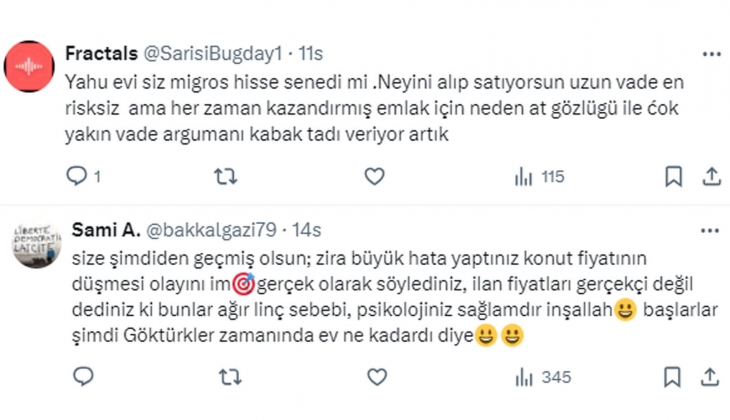 Konut fiyatlarında neler oluyor? Şu anki ilanların sahipleri, hayal kurarken para kaybeden mülk sahipleri! 